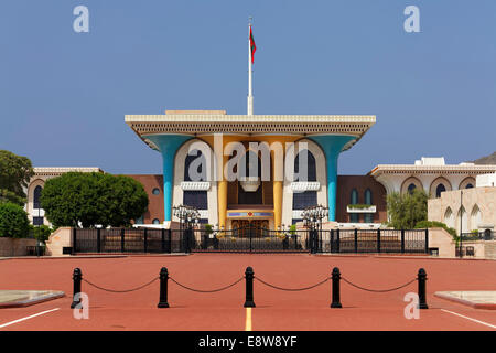 Al Alam Sultan's Palace, Muscat, Oman Stock Photo