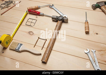 Woodworking Tools Stock Photo