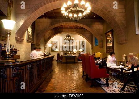 Monasterio Hotel settled in a 16th century monastery. Peru, Cuzco Province, Cuzco, UNESCO World Heritage, Plaza de las Nazarenas Stock Photo