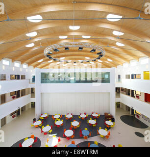 Interior view of Open Academy, Norwich, UK. Stock Photo