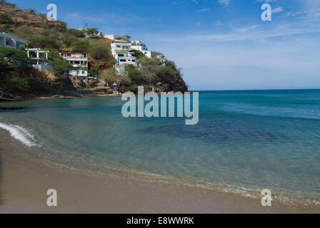 Fishing village of Taganga, along the Caribbean coast, Colombia Stock Photo