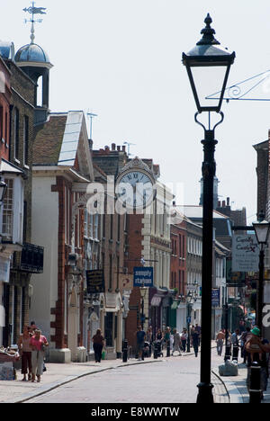 The High Street, Rochester, Kent, England Stock Photo