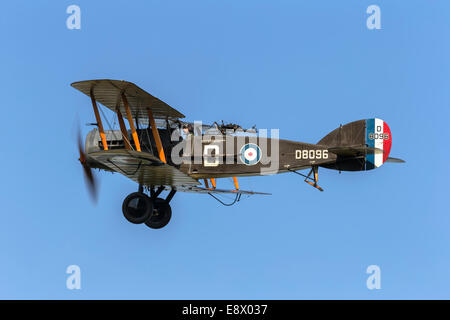 Bristol Fighter WW1 Biplane Aircraft At A Shuttleworth Collection Air ...