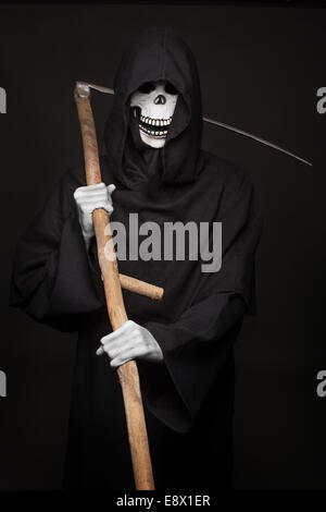 Halloween character: grim reaper Stock Photo
