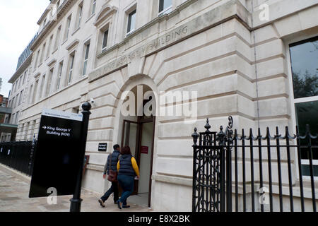 hospital st king london barts alamy entrance wing doors enter couple east