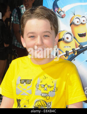 Universal Studios Hollywood premieres 'Despicable Me Minion Mayhem'  Featuring: Benjamin Stockham Where: Los Angeles, California, United States When: 11 Apr 2014 Stock Photo