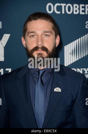 Washington, DC, USA. 15th Oct, 2014. at arrivals for FURY Premiere, Newseum, Washington, DC October 15, 2014. Credit:  Derek Storm/Everett Collection/Alamy Live News Stock Photo