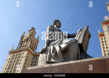 Moscow state university Stock Photo