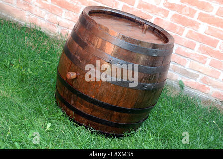 Wood Wine barrel Stock Photo