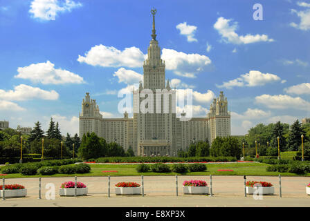 Moscow state university Stock Photo