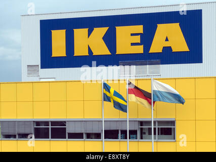 Munich, Germany. 16th Oct, 2014. The Ikea store in Eching near Munich ...