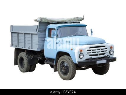 Old blue truck Stock Photo