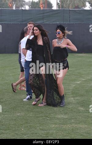 Coachella 2014 - Day 2 - Celebrity Sightings Featuring: Kendall Jenner