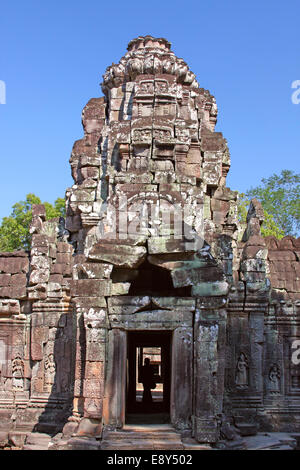Preah Khan- ancient Khmer temple in Angkor Stock Photo