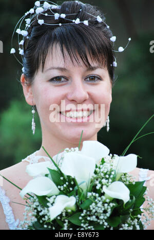 bride portrait Stock Photo