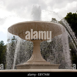Fountain in Saxon Gardens Stock Photo