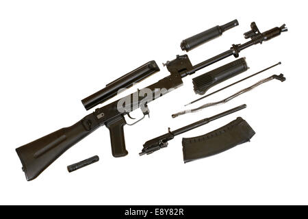 Kalashnikov AK-105 machine gun Stock Photo