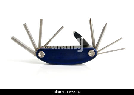 Allen keys for bicycle Stock Photo