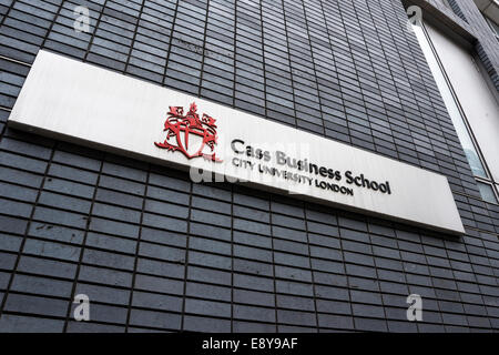 Cass Business School is the business school of City University London, UK Stock Photo