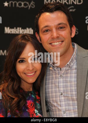 Designer Kenneth Cole and Editor-in-Chief Bill Phillips of Men's Health magazine kick off the nationwide search for The Ultimate Guy at Macy's Herald Square  Featuring: Lilliana Vasquez,Clint Carter Where: New York, United States When: 12 Apr 2014 Stock Photo