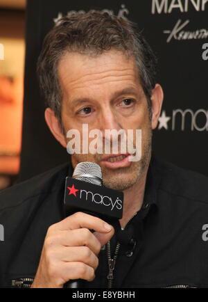 Designer Kenneth Cole and Editor-in-Chief Bill Phillips of Men's Health magazine kick off the nationwide search for The Ultimate Guy at Macy's Herald Square  Featuring: Designer,Kenneth Cole Where: New York, United States When: 12 Apr 2014 Stock Photo