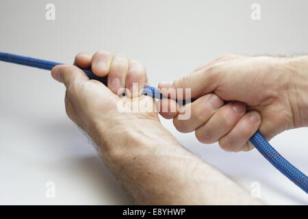 to pull together Stock Photo