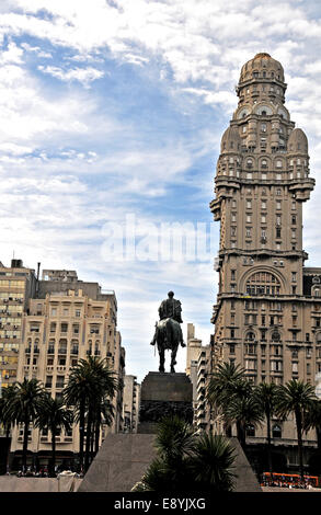 Plaza Independencia Montevideo Uruguay Stock Photo