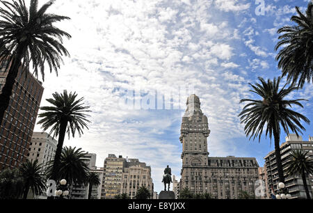 Plaza Independencia Montevideo Uruguay Stock Photo