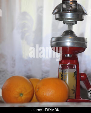 Old fashioned juicer Stock Photo