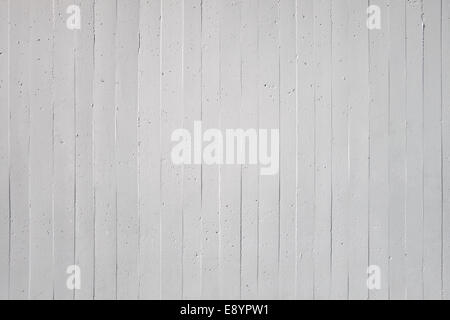 White wall of exposed concrete Stock Photo