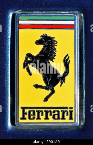 Ferrari badge Stock Photo