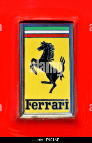 Ferrari badge Stock Photo