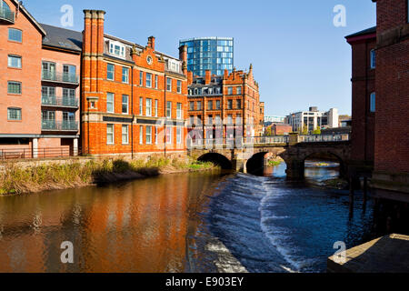 Lady's Bridge Sheffield South Yorkshire UK Stock Photo