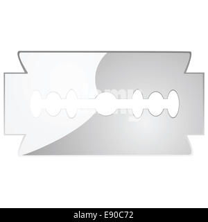 Vector illustration of a sharp razor blade Stock Photo - Alamy