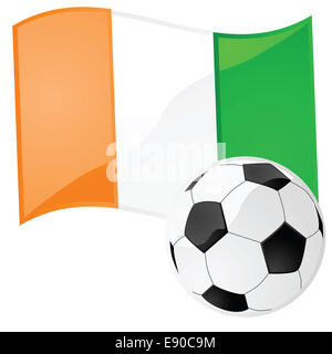 Cote d'Ivoire soccer Stock Photo