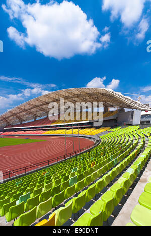 Stadium seats Stock Photo