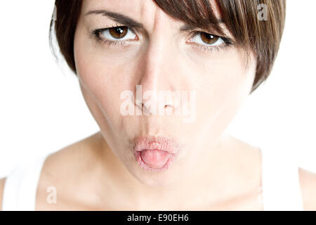 Grimace Stock Photo