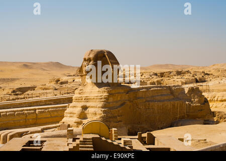 Sphinx Full Body Profile Empty Stock Photo