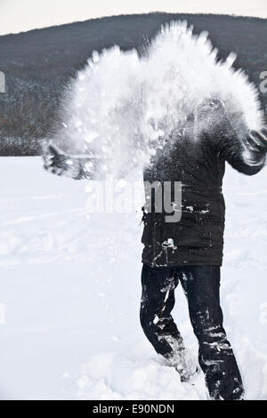 im schnee Stock Photo