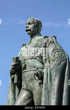 Statue of Lord Londonderry in Seaham, County Durham, England. Stock Photo