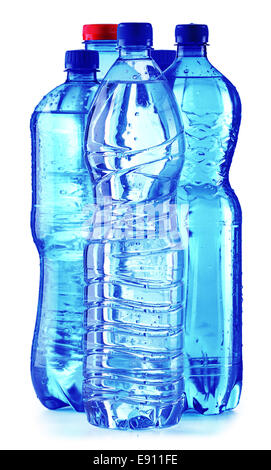 Polycarbonate plastic bottle of mineral water Stock Photo
