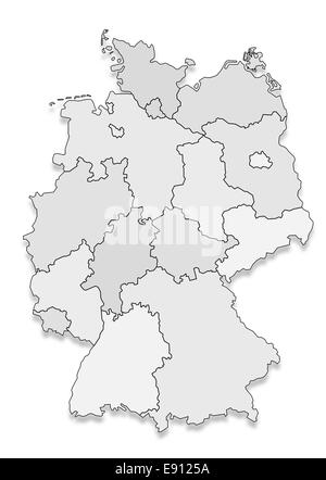 Map Of Germany E9125a 