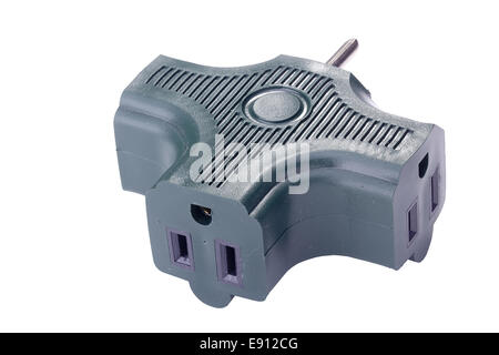 Green Adapter Stock Photo