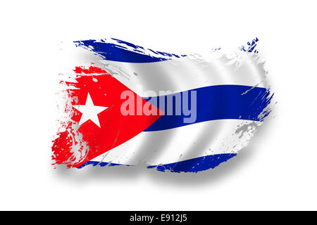 Flag of Cuba Stock Photo