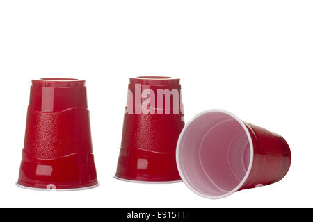 Red Cups Stock Photo