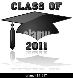 Class of 2011 graduation Stock Photo