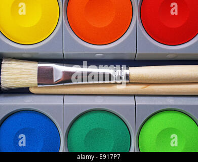 Opaque Paint Box Stock Photo