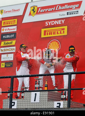 The Ferrari Racing Days and Ferrari Challenge raced in Australia for the first time  Featuring: Atmosphere Where: Sydney, Australia When: 13 Apr 2014 Stock Photo