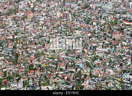 Overpopulated town Stock Photo