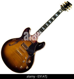 Electric guitar cutout Stock Photo